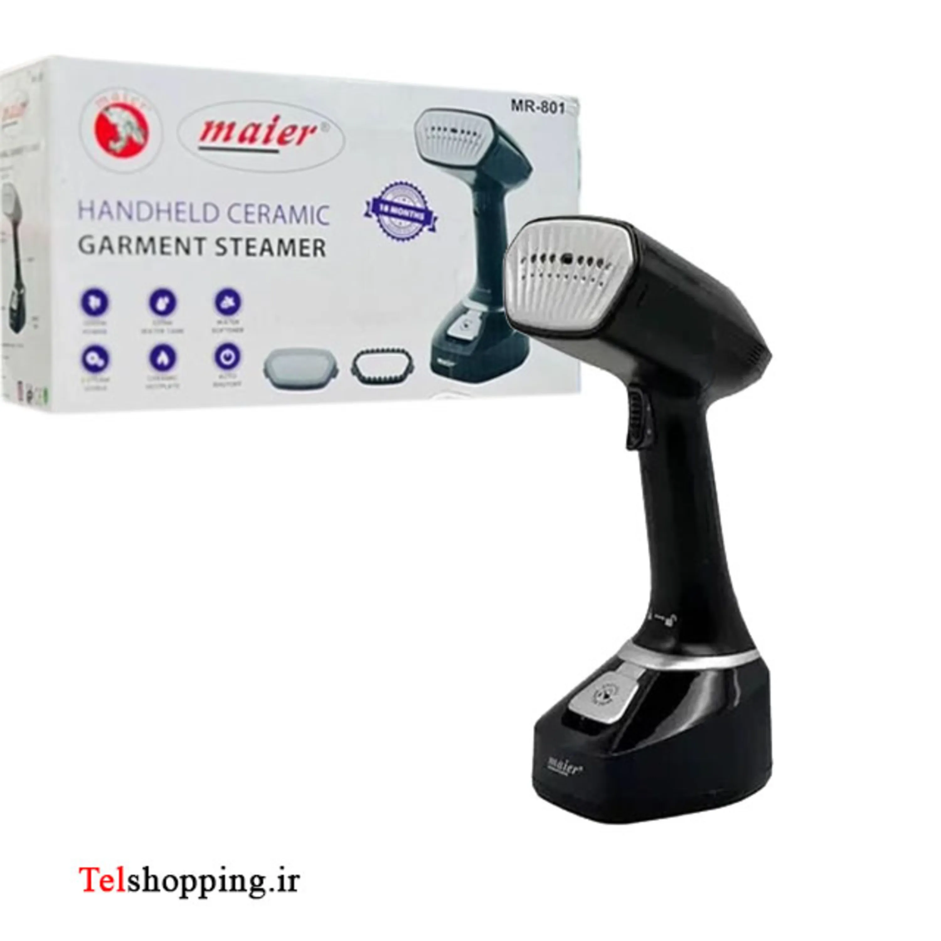 اتوبخارگر سرامیکی دستی مایر مدل mr801